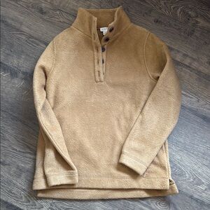 Jcrew fleece 1/4 button